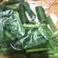 茹ですぎ卵's cooksnap of when they made 【野菜の冷凍保存】にら.