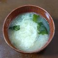 ゆう0305's cooksnap of when they made 刺身の下の大根つまでお味噌汁☆.