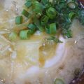えびえり's cooksnap of when they made 卵を１個　満足味噌汁　キャベツと油揚げで.