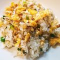 オアシス☆彡's cooksnap of when they made 簡単パラパラのシンプルな、ちりめん炒飯.