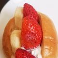 スウー's cooksnap of when they made バターロールdeフルーツサンド♡.