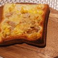 eiyoushi's cooksnap of when they made ツナマヨコーン☆チーズトースト♪.