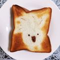 SUNMOONMOM's cooksnap of when they made 簡単★キャラトースト★.
