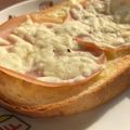 ふたごママちゃん's cooksnap of when they made ハムチーズ＊トースト.