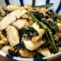 低カロ探検隊's cooksnap of when they made わかめとたけのこのシーチキン卵炒め.
