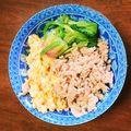 おれにまかせろ's cooksnap of when they made 鶏そぼろごはん.