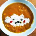 島猫。's cooksnap of when they made 申年＊おさるさんのデコカレー.