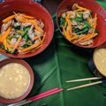 ちゃーきー★'s cooksnap of when they made スタミナたっぷり☆豚ほうれん草丼.