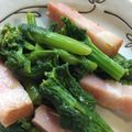 ささぱんまん's cooksnap of when they made 簡単！菜の花とベーコンの炒め物.