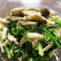 KimiキラMiku's cooksnap of when they made せりとササミのごまあえ.