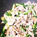 ＊もちゃん＊'s cooksnap of when they made 豚肉de小松菜れんこん炒め.