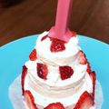 ぱちぱちの日's cooksnap of when they made ♡1歳のお誕生日ケーキ♡.