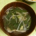finantial's cooksnap of when they made もやしのあっさりカンタンスープ(韓国風）.