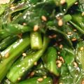 クックL33L9K☆'s cooksnap of when they made 菜の花のめんつゆコチュジャン和え.
