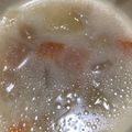 食う寝る遊ぶ大好き's cooksnap of when they made 大豆とツナの豆乳スープ.