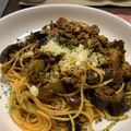 TOF's cooksnap of when they made とっても簡単！なすのボロネーゼパスタ.