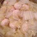 Sasamoto☆'s cooksnap of when they made 簡単＊白菜と鶏つくねの鶏ガラスープ.