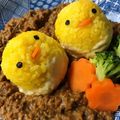 pachirin's cooksnap of when they made 簡単アレンジ☆ひよこのしめじドライカレー.
