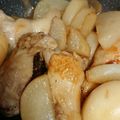 canalcats's cooksnap of when they made 冬大根と手羽元の親子照り焼き.