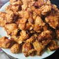 イタチ♂ｱﾗﾌｨﾌ's cooksnap of when they made おうち居酒屋☆素麺のクリスピーから揚げ.