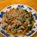☆♡小春♡☆'s cooksnap of when they made ニラいっぱい★豚コマで韓国風野菜炒め.