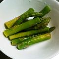 じう630's cooksnap of when they made アスパラガスの下拵え(レンジ蒸し).