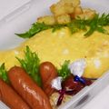 なななな♡MaMa's cooksnap of when they made ❀オムライス弁当にケチャップ添えて❀.