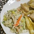 mmameco's cooksnap of when they made ☆ゴマ香るカニかまサラダ☆.