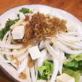 金魚のひらり's cooksnap of when they made しらすとわかめの豆腐サラダ.