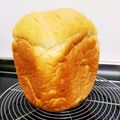 キュリあす's cooksnap of when they made ミルクリッチな食パン☆ホームベーカリー.