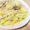 甘茶0825's cooksnap of when they made 豚肉とエリンギの和風スパゲッティ。.