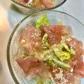 ムーヒツジ's cooksnap of when they made レタスと生ハムだけ☆生ハムサラダ.