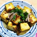 まぶたん's cooksnap of when they made 豆腐のカレーソテー☆きのこ餡かけ.