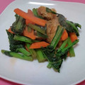 ゆーーきちゃん's cooksnap of when they made かき菜と油揚げの和風炒め.