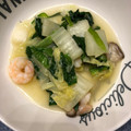 ばやし's cooksnap of when they made プリプリエビと白菜の中華塩炒め煮.