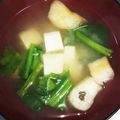 ムーミン☆ママ's cooksnap of when they made ＊ヘルシー＊ほうれん草と豆腐の味噌汁＊.
