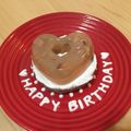 mori＊'s cooksnap of when they made テリーヌ仕立ての猫用バースデーケーキ♪.