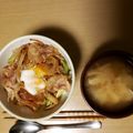 シロクマ♪'s cooksnap of when they made 夏休みスタミナ豚丼ランチ.