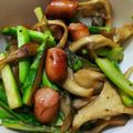 栄える木です's cooksnap of when they made アスパラとエリンギの＊ベーコン炒め.