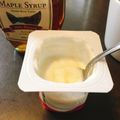 ポギ子's cooksnap of when they made ヨーグルトのメープルシロップかけ♫♬.