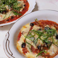 料理上手めざす✨'s cooksnap of when they made いわし蒲焼き缶のトマトチーズ焼き♡.