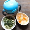 sAix59's cooksnap of when they made 離乳食中期ささみほうれん草のあんかけかゆ.