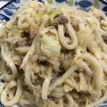 クック甘党。's cooksnap of when they made ポン酢マヨ♪とまらないとめられないうどん.