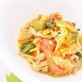 ひじきとがんも's cooksnap of when they made 和風☆小松菜とトマトのたまご炒め.