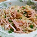 ぷっちょりん君's cooksnap of when they made もやしとハムのにんにく炒めサラダ.