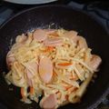 phnanzu's cooksnap of when they made コク旨～魚肉と大根の和風カルボナーラ風.