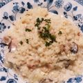 mika0range's cooksnap of when they made 白菜とベーコンのミルクリゾット☆.
