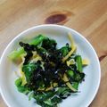クックLB0KZO☆'s cooksnap of when they made 小松菜としらすの海苔ナムル♪.