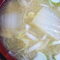 にゃ★にゃ's cooksnap of when they made ちょっとハマる＊白菜のお味噌汁＊.