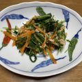 noah3375's cooksnap of when they made 硬い水菜を美味しく頂く！おひたし.